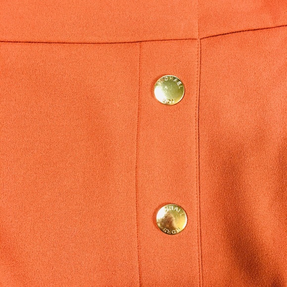 Michael Kors Burnt Orange stealth skirt NWT XL - Picture 3 of 6